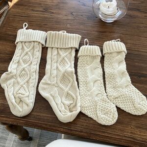 Pair of Hand-knit Stockings